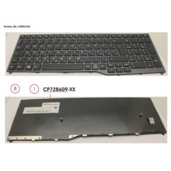 34053362 - KEYBOARD 10KEY BLACK W.O TS HUNGARY