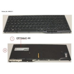 34053311 - KEYBOARD 10KEY BLACK W. BL BELGIUM