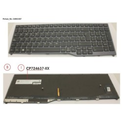 34053307 - KEYBOARD 10KEY BLACK W. BL SPAIN