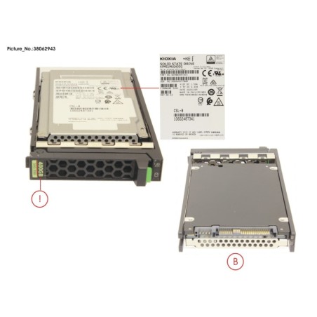 38062943 - SSD SAS 12G 400GB WRITE-INT. 2.5  H-P EP