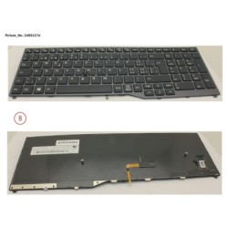 34053376 - KEYBOARD 10KEY BLACK W. TS SWISS