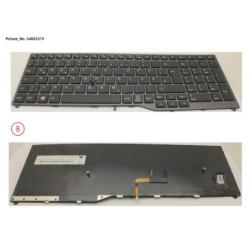 34053319 - KEYBOARD 10KEY BLACK W. TS GERMAN