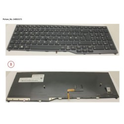 34053373 - KEYBOARD 10KEY BLACK W. TS DENMARK