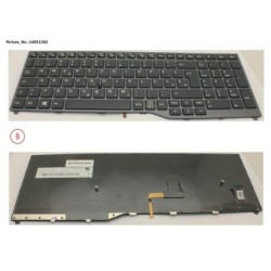 34053382 - KEYBOARD 10KEY BLACK W. TS EAST EURO