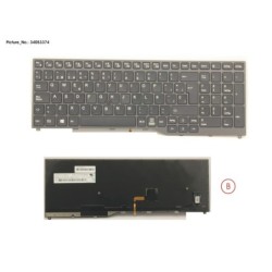 34053374 - KEYBOARD 10KEY BLACK W. TS SPAIN