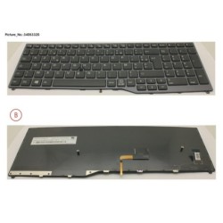 34053320 - KEYBOARD 10KEY BLACK W. TS FRANCE