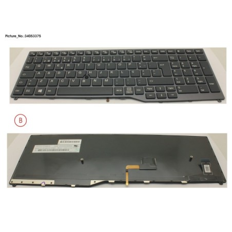 34053375 - KEYBOARD 10KEY BLACK W. TS PORTUGAL
