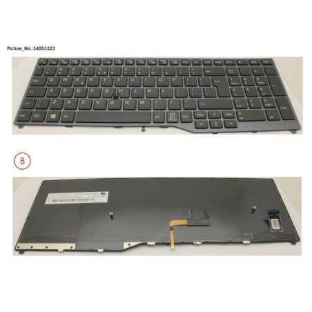 34053323 - KEYBOARD 10KEY BLACK W. TS US