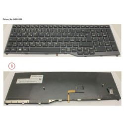 34053385 - KEYBOARD 10KEY BLACK W. TS CZECH.SLOVAK