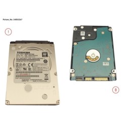 34053267 - HDD 500GB SATA2-5 S3 7.2K.TOS 4K-AF(7MM)