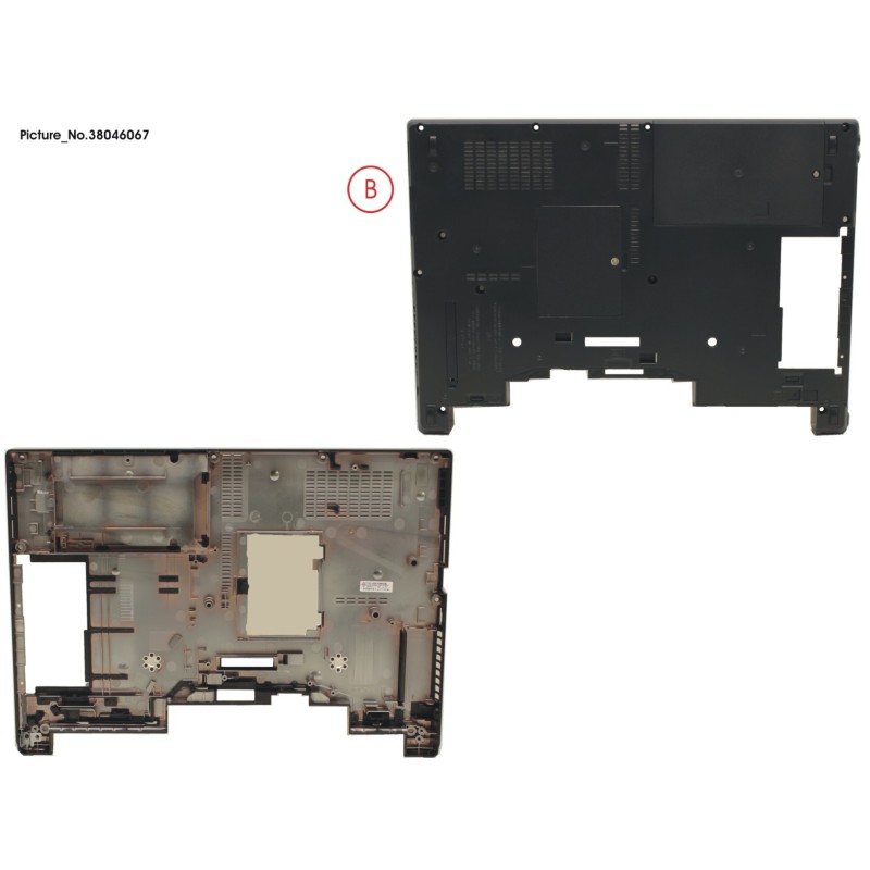38046067 - LOWER ASSY (W.O SMART CARD SLOT)