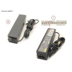 34065914 - AC-ADAPTER 19V 65W (3PIN. STICK TYPE)