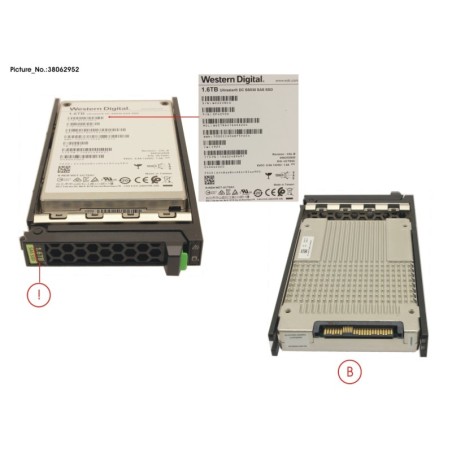 38062952 - SSD SAS 12G 1.6TB MIXED-USE 2.5  H-P EP