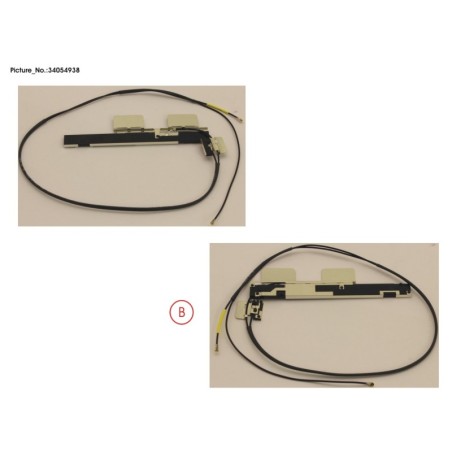 34054938 - ANTENNA. WWAN MAIN INCL. WLAN R