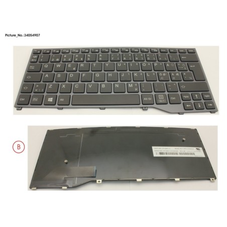 34054907 - KEYBOARD BLACK NORDIC.EST