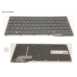 34054909 - KEYBOARD BLACK W. BL FRANCE