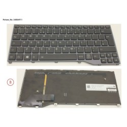 34054911 - KEYBOARD BLACK W. BL UK