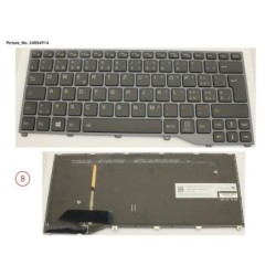 34054914 - KEYBOARD BLACK W. BL SWISS