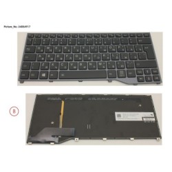 34054917 - KEYBOARD BLACK W. BL RUSSIA.US