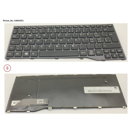 34054923 - KEYBOARD BLACK SWISS