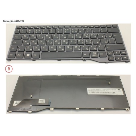 34054925 - KEYBOARD BLACK RUSSIA.US