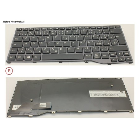 34054926 - KEYBOARD BLACK CZECH.SLOVAKIA