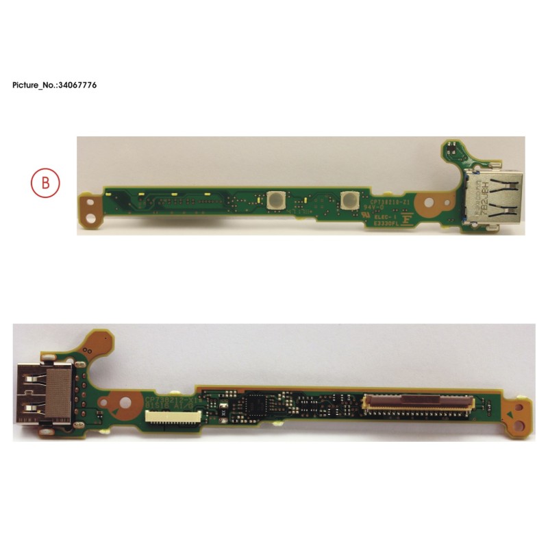 34067776 - SUB BOARD. PW BUTTON.USB