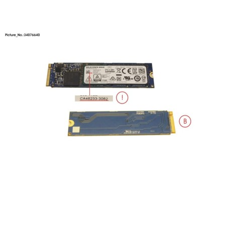 34076640 - SSD PCIE M.2 2280 XG6 512GB(SED)