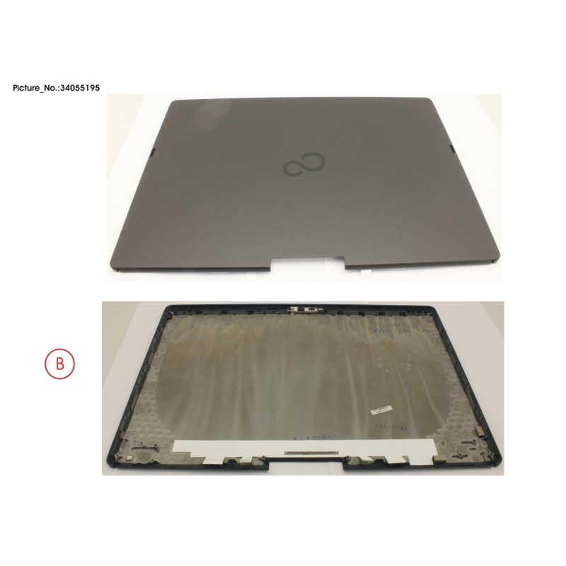 34055195 - LCD BACK COVER (W. CAM.MIC)