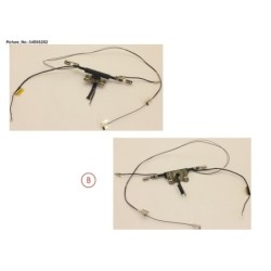 34055202 - HINGE ASSY (INCL. CABLES.ANTENNAS WLAN)