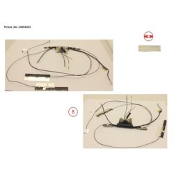 34055203 - HINGE ASSY (INCL. CABLES.ANTENNAS WWAN)