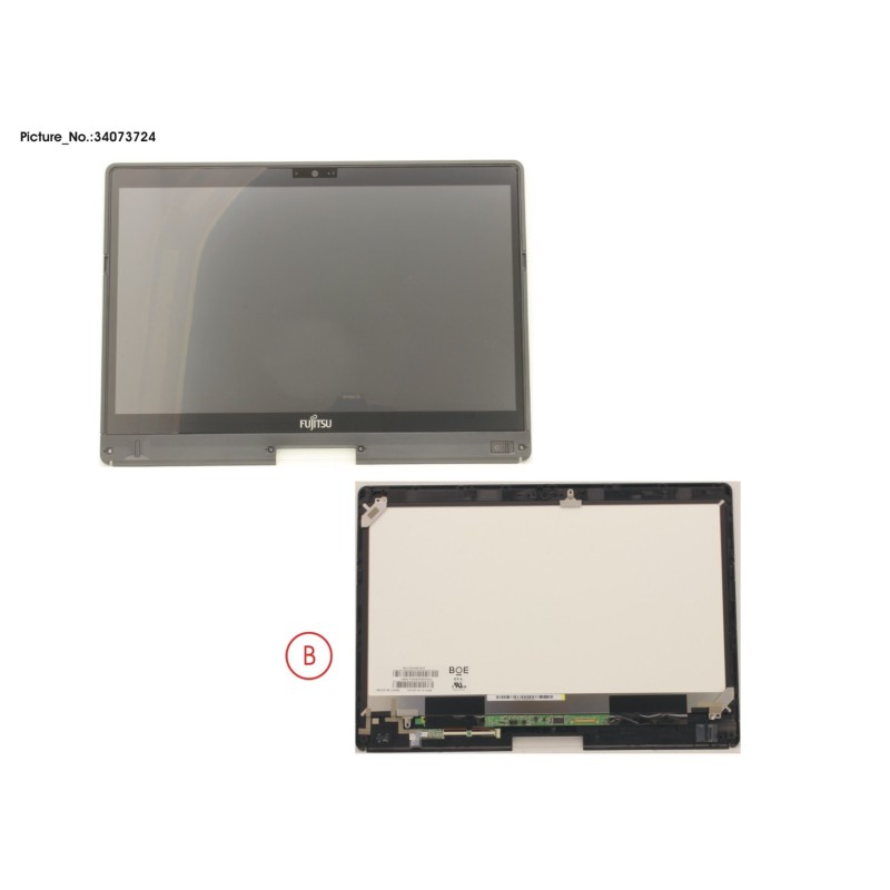 34073724 - LCD ASSY. AG INCL. TP AND DIGITIZER