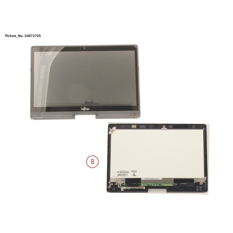 34073725 - LCD ASSY FOR REARCAM. G INCL.TP AND DIGI