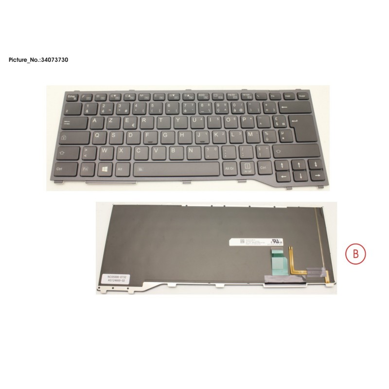 34073730 - KEYBOARD W. BL FRANCE
