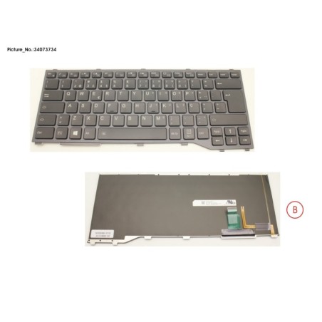 34073734 - KEYBOARD W. BL PORTUGAL