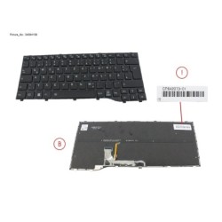 34084158 - KEYBOARD BLACK  W. BL GERMANY (NEW_FN)