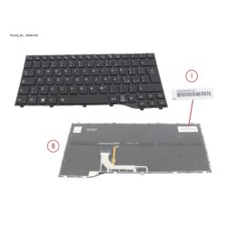 34084160 - KEYBOARD BLACK W. BL ITALY (NEW_FN)