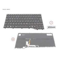 34084161 - KEYBOARD BLACK W. BL UK (NEW_FN)