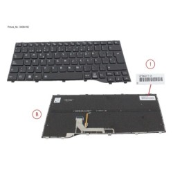 34084162 - KEYBOARD BLACK W. BL SPAIN (NEW_FN)