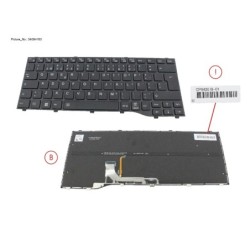 34084163 - KEYBOARD BLACK W. BL PORTUGAL (NEW_FN)