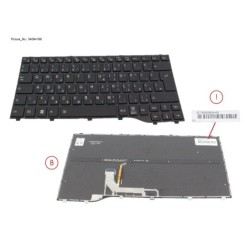 34084168 - KEYBOARD BLACK W. BL HUNGARY (NEW_FN)