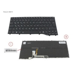 34084170 - KEYBOARD BLACK W. BL TURKEY (NEW_FN)