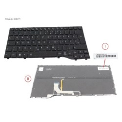 34084171 - KEYBOARD BLACK W. BL E EUROPE (NEW_FN)