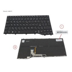 34084173 - KEYBOARD BLACK W. BL CZ.SLK.US (NEW_FN)