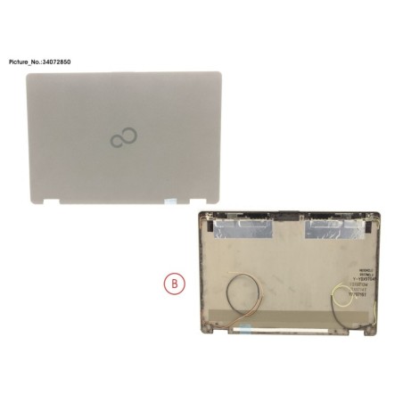 34072850 - LCD BACK COVER ASSY (FHD) W.O CAM.MIC