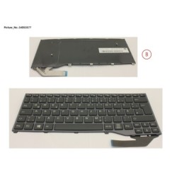 34053577 - KEYBOARD BLACK W.O TS GERMAN