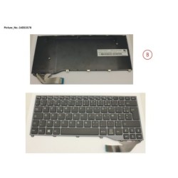 34053578 - KEYBOARD BLACK W.O TS FRANCE