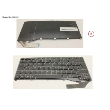 34053581 - KEYBOARD BLACK W.O TS US