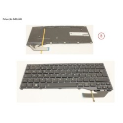 34053585 - KEYBOARD BLACK W. BL ITALY