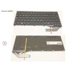 34053587 - KEYBOARD BLACK W. BL SPAIN
